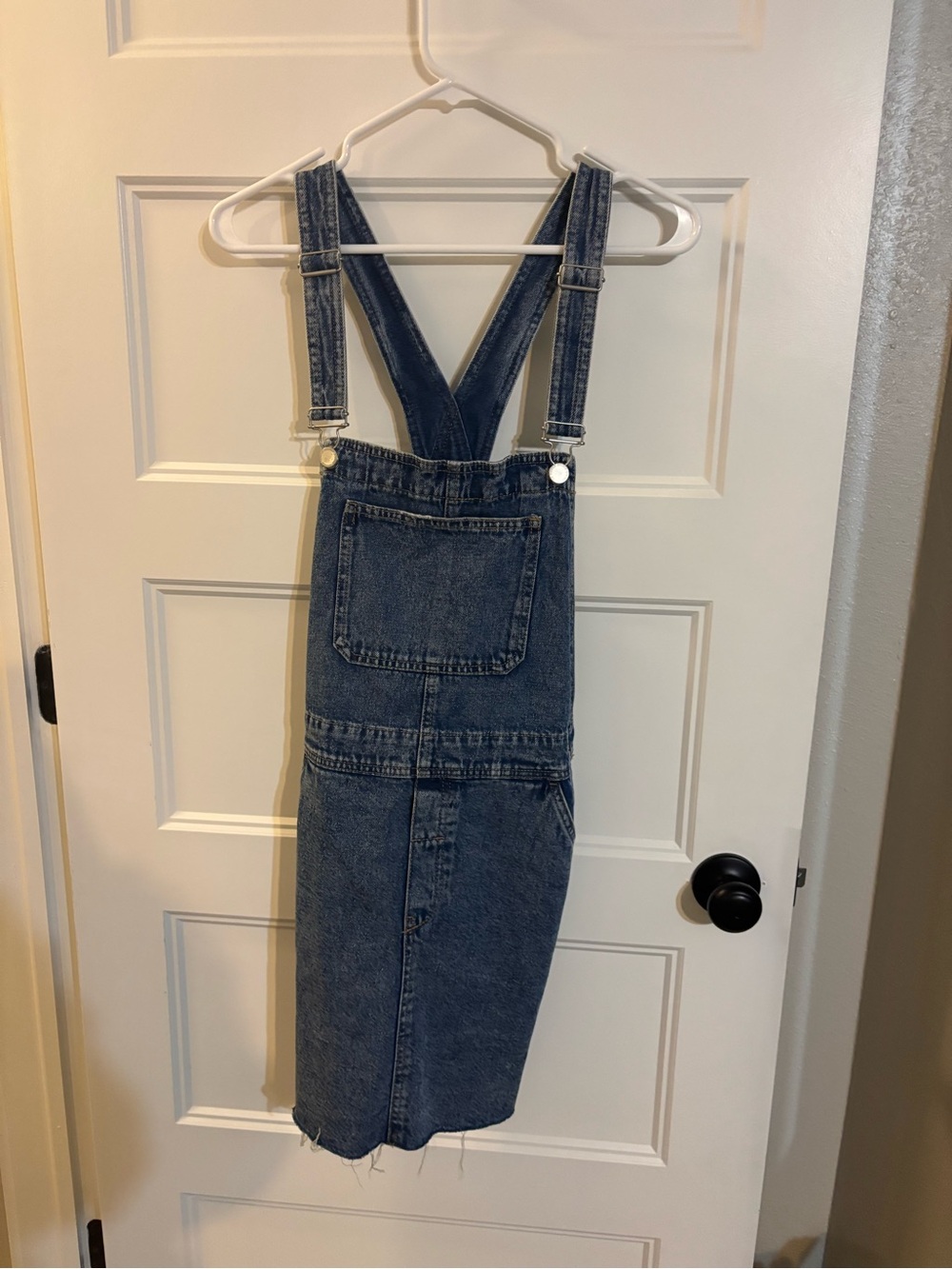 Divided Dark Blue Denim Overall Dress